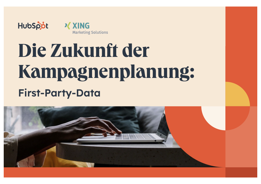 HubSpot_XING_First Party Daten Ebook