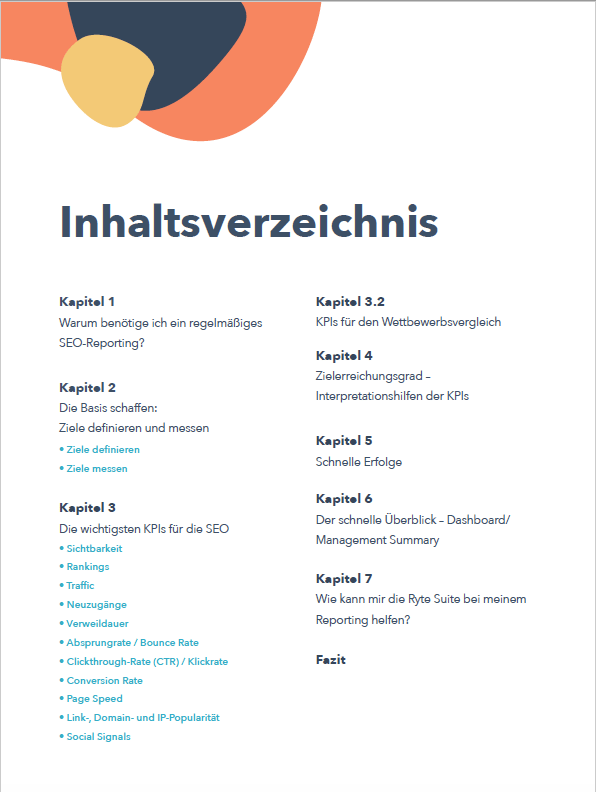 SEO-Reporting Ebook Vorschau 2