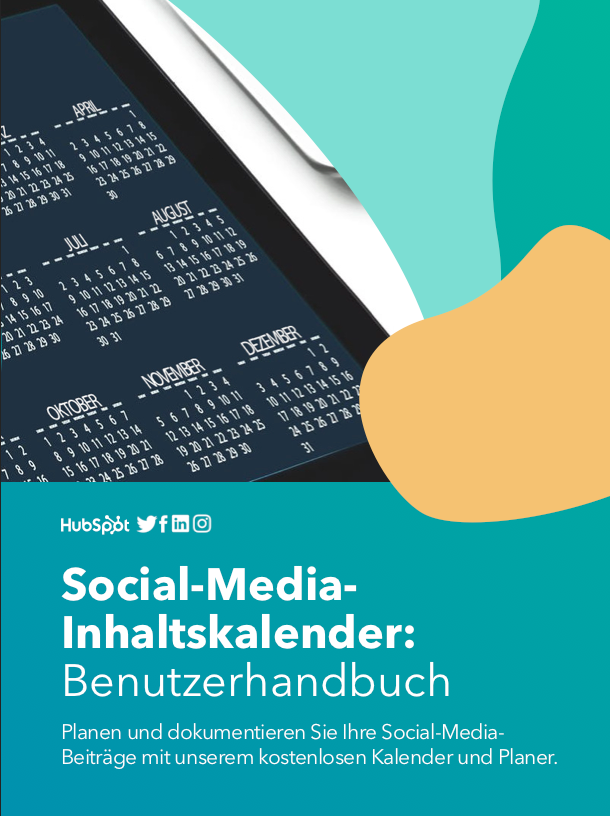 Social-Media-Kalender  HubSpot