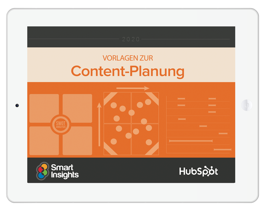 HubSpot - Vorlagen zur Content-Planung