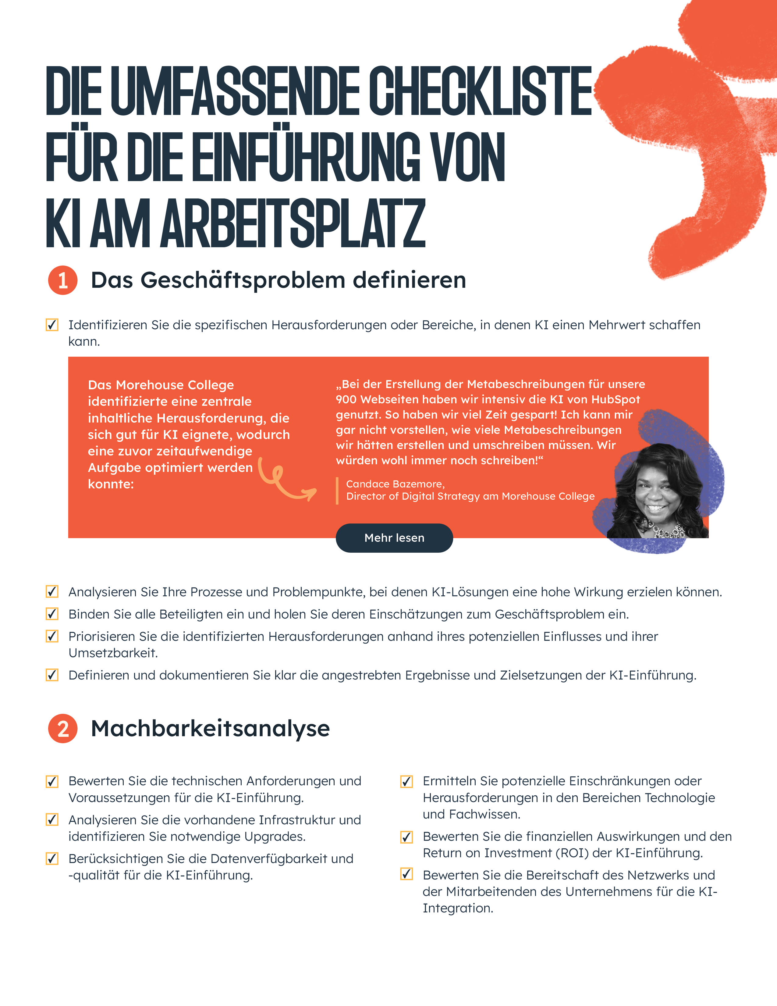 Die umfassende Checkliste für die Einführung von KI am Arbeitsplatz